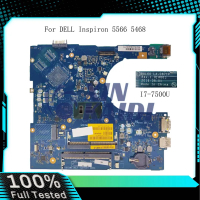 LA-D871P สำหรับเมนบอร์ดแล็ปท็อป DELL Inspiron 5566 5468 BAL60 CN-0J922J CN-02PX9P i3 i5 i7-7th Gen C