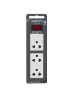 รางปลั๊กไฟ (3 ช่อง, 2 เมตร) รุ่น H613-GY