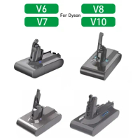 for Dyson V6 V7 V8 V10 Series SV10 SV11 SV12 V09 Handheld Vacuum Cleaner Spare battery 6000mAh 21.6V Batterie