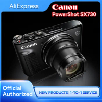 Canon PowerShot SX730 HS Digital Camera w/40x Optical Zoom &amp; 3 Inch Tilt LCD - 4K VIdeo, Wi-Fi, NFC, Bluetooth Enabled