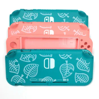 DIY Replacement Shell For Nintendo Switch Lite Console Front Back Cover &amp; Buttons for Animal Crossing Theme Housing Case
