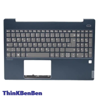 DE German Blue Keyboard Upper Case Palmrest Shell Cover For Lenovo Ideapad S540 15 15IWL 15IML 5CB0U42607
