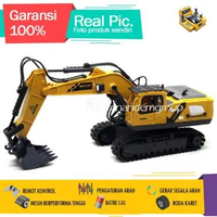 Mainan Mobil Remot Kontrol RC Truk Beko Excavator 12 Fungsi WYZ Model 2,4 Ghz Elite Series