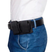 Tactical Revolver Double Speedloader Pouch Ammo Magazine Holster Hunting Waist Bag Fit .357 .44 Most from .38 to .45 Colt