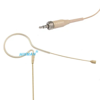 HIXMAN Beige EM1-NL Single Ear OmniDirectional Earset Headset Microphone For Saramonic UwMic Nady Azden Senal Boya Wireless Mics