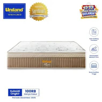 Uniland Springbed Rivera Emira Plushtop Hanya Kasur 160 x 200 Grey