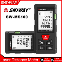 Sndway Laser Distance Meter SW MT4 MS50 MS70 MS100 Digital Rangefinder 40M 50M 70M 100M Range Finder Measuring Tool