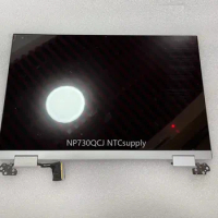 NP730QCJ For Samsung Galaxy Book Flex 730QCJ 13.3Inch FHD QLED Touchscreen Assembly Complete Royal Silver