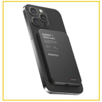 MOMAX 2合1內建伸縮充電線移動電源 Q.MAG X MAGNETIC WIRELESS POWER BANK 5000MAH GEN 2 #BLACK IP116AD