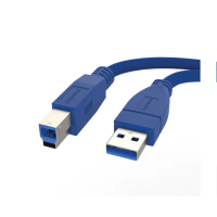 【POLYWELL】USB3.0 Type-A公對B公 5Gbps高速傳輸線 1M