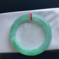 緬甸手鐲滿色滿綠翡翠手鐲種老色辣底妝細膩滿綠均勻高貴大氣優雅