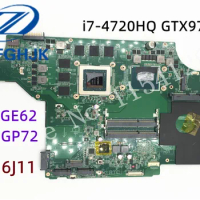 Original FOR MSI GE72 GE62 GP72 GP62 Laptop Motherboard MS-16J11 MS-16J1 SR1Q8 i7-4720HQ GTX970M N16E-GT-A1 100% Tested Ok