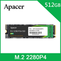 Apacer AS2280P4 512GB M.2 PCIe Gen3 x4 NVMe SSD