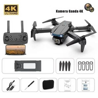 SKY - Drone E99 Pro Dual Kamera 4K HD Wifi FPV Kamera HD Posisi Visual Kamera Drone Drone E99 2 Came