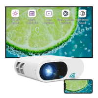 Hotack Smart Android WiFi Projector Home Theater 7000 Lumens Native 1920*1080P Full HD Portable Led Mini Projector 4k