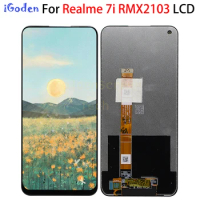 Original LCD For OPPO Realme 7i RMX2103 LCD Display Touch Screen Digitizer Assembly Replacement For Realme 7i Phone 6.5"