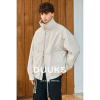 正品座山雕立領羽絨服男外套新款秋冬季加厚羊羔毛夾克冬裝