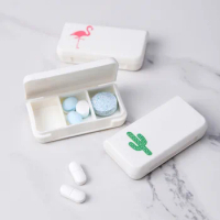 Portable Mini Pill Travel Medicine Dispenser Box