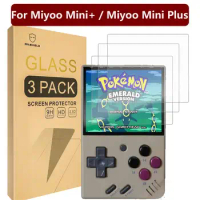 Mr.Shield [3-Pack] Screen Protector For Miyoo Mini+ / Miyoo Mini Plus [Tempered Glass] [Japan Glass with 9H Hardness]