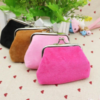 ví đựng tiền Xu Cho Nữ, Da Sáp Dầu, Ví Mini Có Khóa 4 Inch, Túi Đựng Tiền Xu, Túi Đựng Son Môi, Túi 