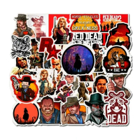 Stiker Cutting RED DEAD REDEMPTION Vinyl Stiker Laptop|Stiker Koper|Stiker Anti Air Dan Lainnya