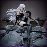 Nier Automata 2B A2 9S, Tokoh Permainan Kedudukan Duduk, Koleksi Patung Bentuk Kehidupan Mekanikal,