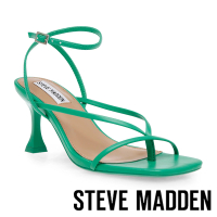 【STEVE MADDEN】NOELIA 細帶夾腳繞踝涼跟鞋(綠色)