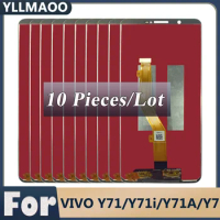 10 Pieces New LCD For VIVO Y71 Y7 Y71i Y71A LCD Display For V1731B 1724 1801 Display Screen Touch Digitizer Assembly Replacement