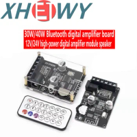 XY-P40W 30W/40W stereo Bluetooth amplifier board 12V/24V high-power digital amplifier module speaker XY-P40W