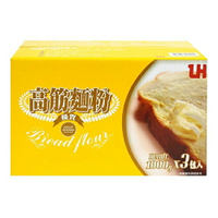 【現貨】LH高筋麵粉1公斤X3包