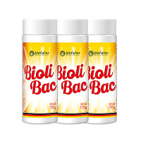 【德國BioliBac得立潔】神奇酵素除油粉170g瓶裝-3入組 酵素清潔粉 油汙分解 萬用清潔劑
