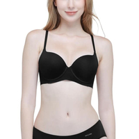 บราดันทรง เสริมฟองน้ำ30มม. อัพอกสวยทุกคัพ รุ่น WB5P79 สีดำ