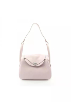 Hermes Pre-Loved Hermès Lindy 26 mauve pail Shoulder bag Togo Light pink silver hardware W engraved