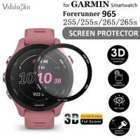 100PCS 3D Soft Screen Protector for Garmin Forerunner 965 265 265S Forerunner 255s 255 Smart Watch Full Cover Protective Film