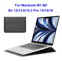 Laptop Bag for Macbook Pro 13 Case M2 2022 New MacBook Air 13.6 Sleeve 2021 M1 Pro 14 bag 2020 Mac Pro 16 2023 Air 15 Stand Bag