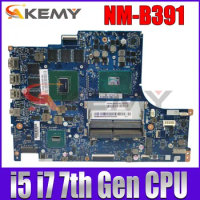 For Lenovo Y520-15IKBM Laptop Motherboard Mainboard NM-B391 Motherboard CPU i5-7300HQ I7-7700HQ GPU GTX1060-6G