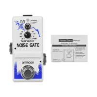 ammoon Single Noise Gate Guitar Effect Pedal True Bypass Zinc Alloy Shell Guitar Accessories