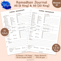 Gocreation17 Kertas Isi Binder Planner Ramadhan Journal Ramadan Simple Minimalis A5 Notes Paper
