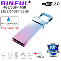 BiNFUL 2 IN 1 Type-c usb flash drive pendrive 4G 8G 16G 32G pen drive flash disk 64GB 128GB high speed memory stick flash drive