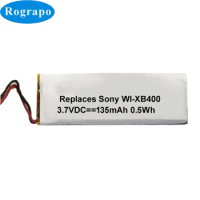 New Li-Polymer 135mAh Replacement Battery For Sony WI-XB400 Acumulator