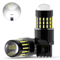 100PCS 1156 T20 W21W 360 Degree LED CANBUS Car Bulbs 3014 54smd Car Auto Clearance Parking Position Side Light White 12V