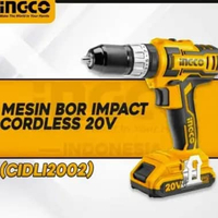 Bor Baterai Impact Murah 10mm INGCO CIDLI2002 Cordless Impact Drill