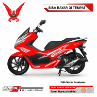 Fenstore Sticker – Aksesoris Motor Stiker Cutting Honda PCX Merah 07 – Fenstore Sticker Motorcycle