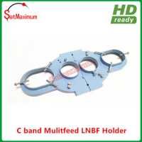 Satellite Mulitfeed LNB Holder For C band Prime Focus Dish Antenna