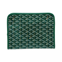 Goyard Trousse Jouvence GM Clutch Bag Green