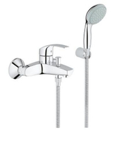 【麗室衛浴】德國GROHE Eurosmart系列 淋浴龍頭組 33302 含一段式蓮蓬頭、蛇管