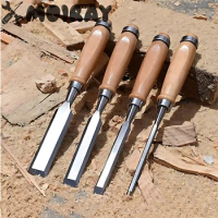 Professional Wood Carving Chisel 6/10/12/18/24mm Carpentry Flat Chisels DIY Woodworking Woodcut Carving Knife Hand Tools