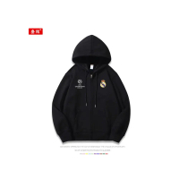 2025 Champions League Real Madrid Bayern Munich Juventus Premier League Zipper Hooded Sweatshirt Jac