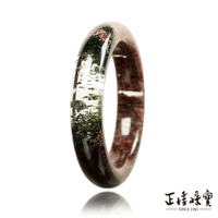 【正佳珠寶】綠幽靈 頂級極淨異象幽靈 內徑55.9mm 手圍17.5 綠幽靈手鐲