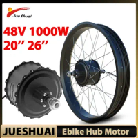 Snow Bike Motor Wheel 48V 1000W Electric Bike Hub Motor Rear Fork 170/190mm for Fatbike Tire 20X4.0 26X4.0 Inch Rear Wheel